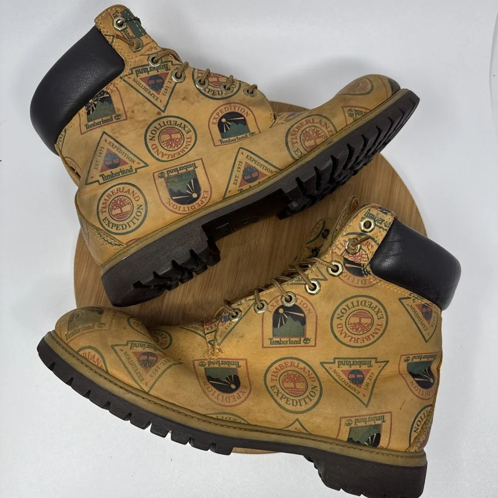 Timberland Expedition Limited Edition 1973 Wheat Nubuck Boots Mens US‎ Sz 11 1/2